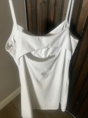 Amazon White Spaghetti Strap Dress